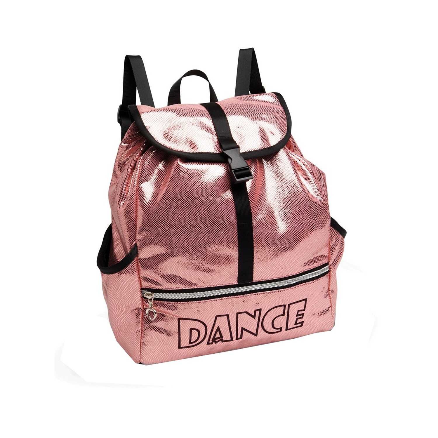 Shop Danshuz Girls Pink Dance Embroidered Shine Bright Backpack