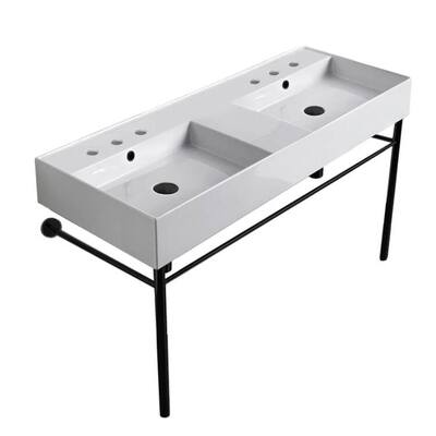 Nameeks Scarabeo 5143-CON-SixHole Teorema 2.0 47-5/8" Rectangular