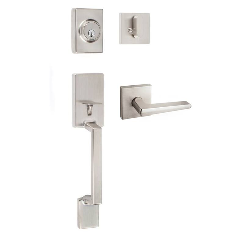 Stockholm Handleset - Stockholm with Basel Interior Lever
