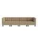 preview thumbnail 55 of 146, Madison Oversized Upholstered Corduroy Modular Sectional Sofa