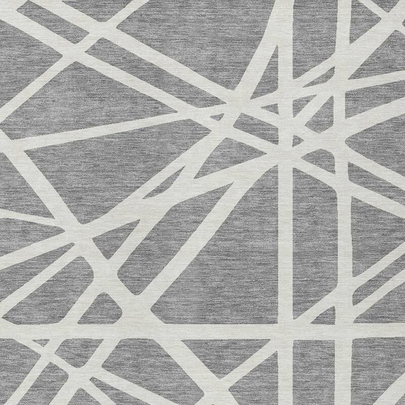 HomeRoots Geometric Transitional Rectangle Outdoor Rug