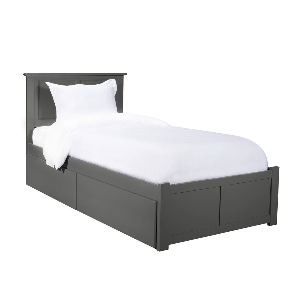Platform Bed with Drawers - Modern Storage Bed Frame & Turbo Charger