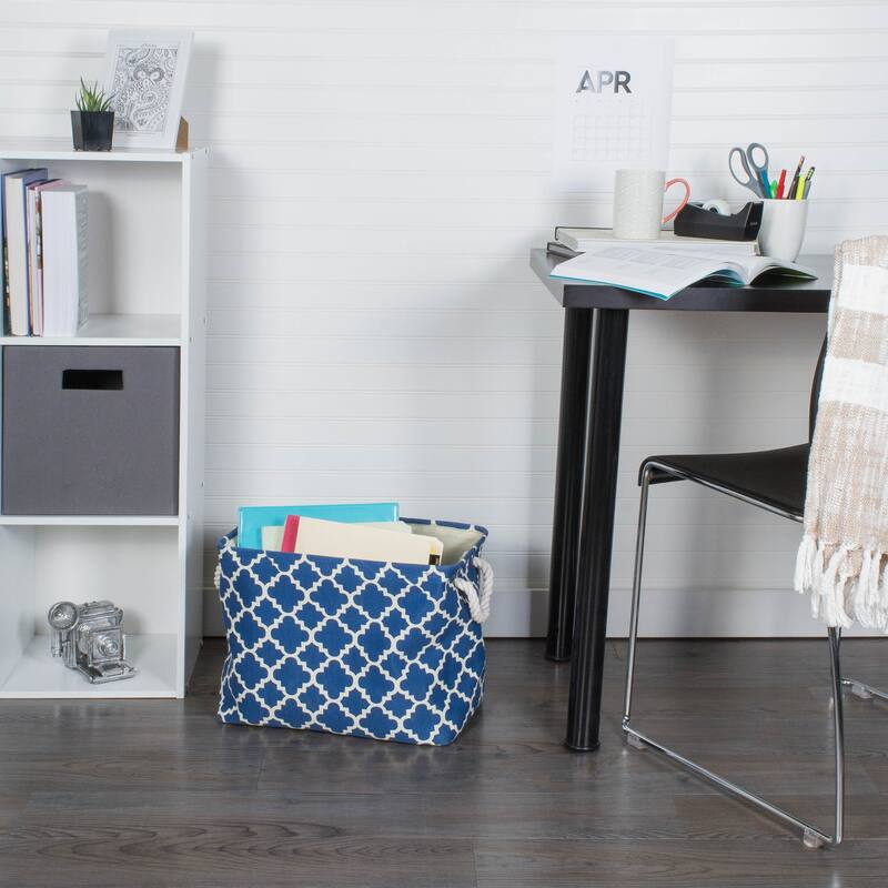 DII Lattice Decorative Storage Bin