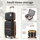preview thumbnail 17 of 30, Luggage Sets 4 Piece(14/20/24/28) PP Lightweight & Durable Expandable suitcase