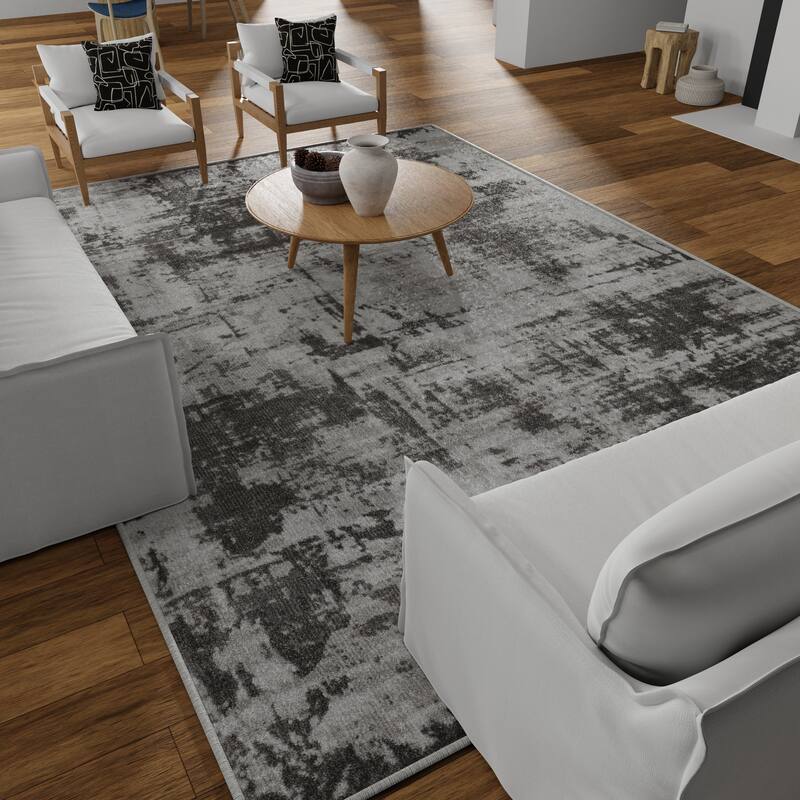 Loomaknoti Rhane Vearali Gray Area Rug