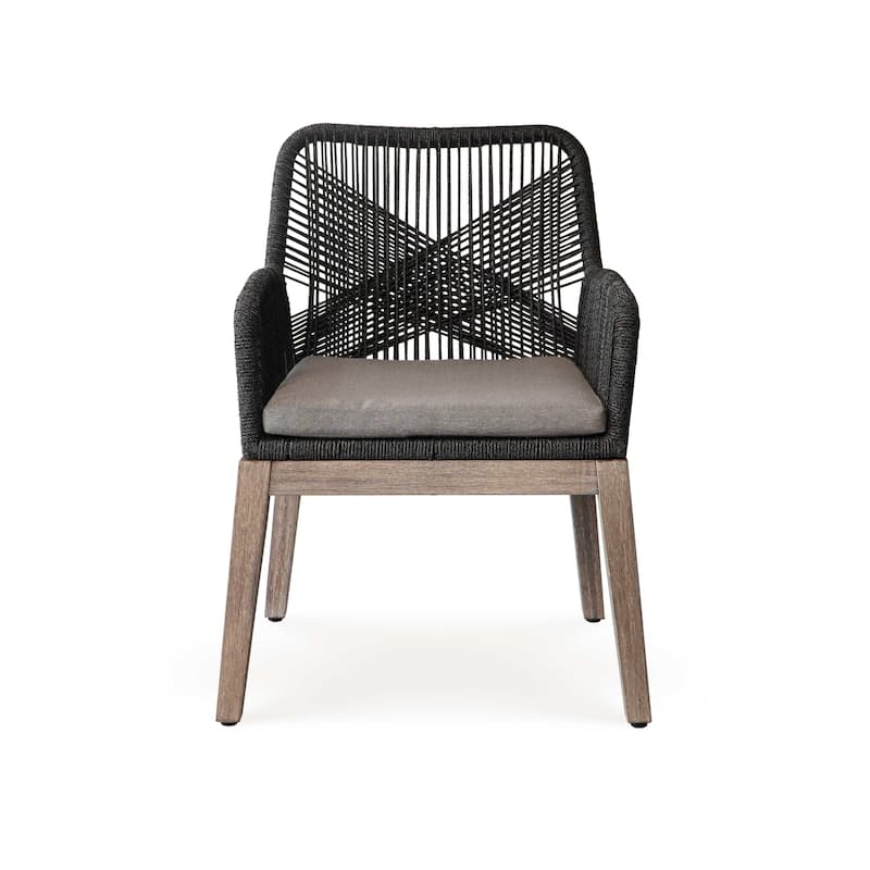 Buy 2 Ottawa Rope Patio Chairs Acacia Wood Frame