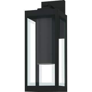 Earth Black LED Outdoor Wall Lantern from the Westover Collection