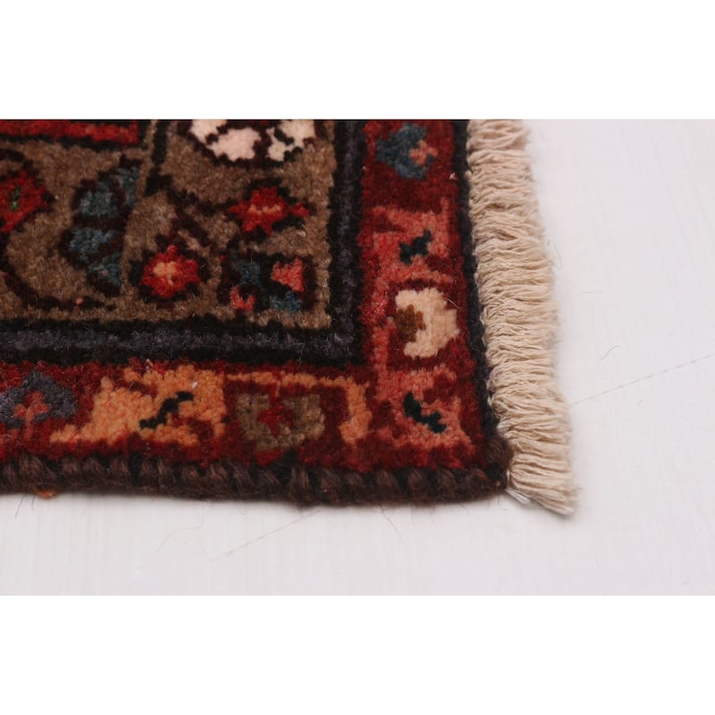 ECARPETGALLERY Hand-knotted Andelz Red Wool Rug - 3'3 x 9'6