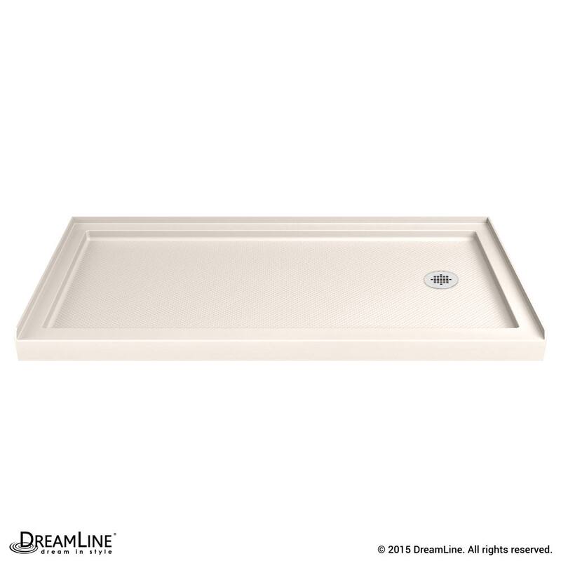 DreamLine Infinity-Z 30 in. D x 60 in. W x 74 3/4 in. H Sliding Shower Door and Shower Base Kit