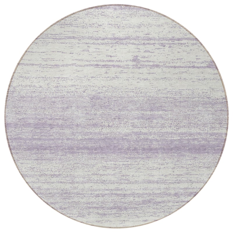 HomeRoots Striped Transitional Rectangle Outdoor Rug