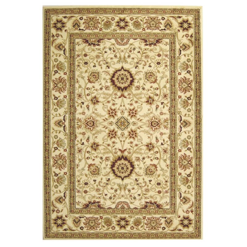 SAFAVIEH, Lyndhurst Marsha Traditional Area Rug - 5'3" x 7'6" - Ivory