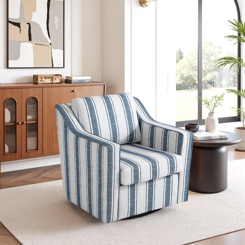 Modern 30.5" W Swivel Armchair Accent chair