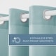 preview thumbnail 18 of 128, ATI Home Indoor/Outdoor Solid Cabana Grommet Top Curtain Panel Pair