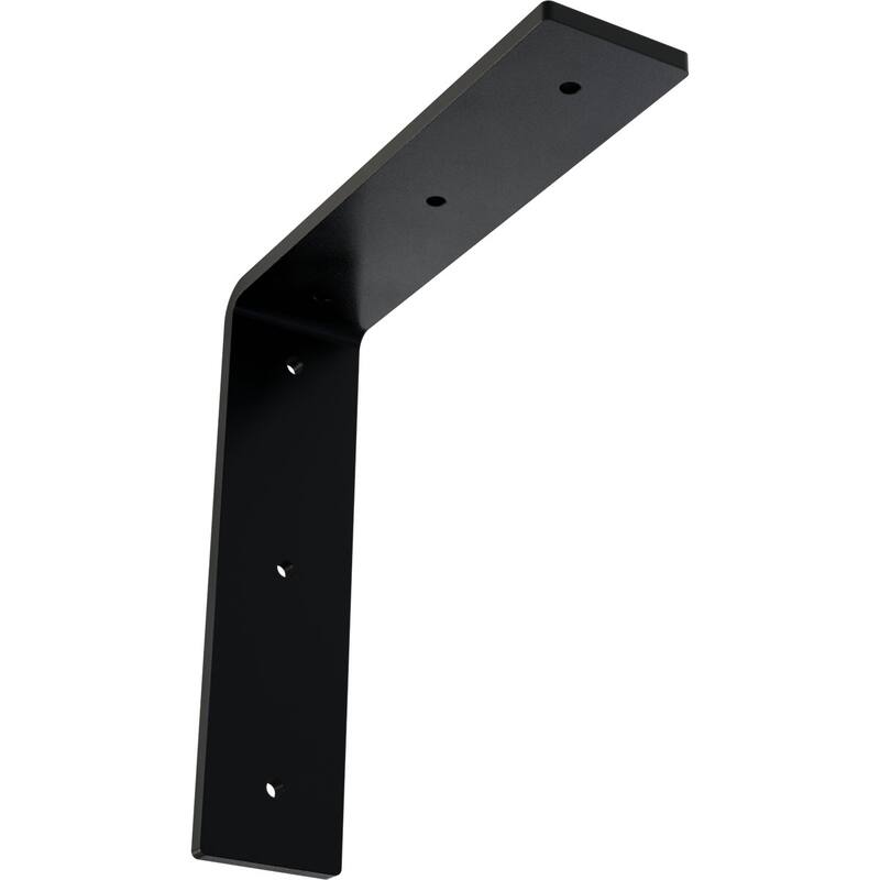 Hamilton Steel Bracket - 2"W x 8"D x 8"H - Powder Coated Black