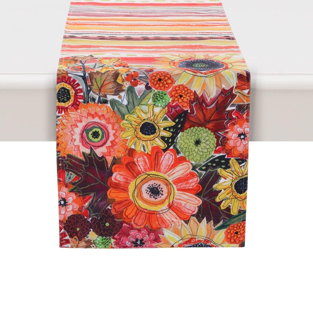 Laural Home Harvest Snippets Table Runner