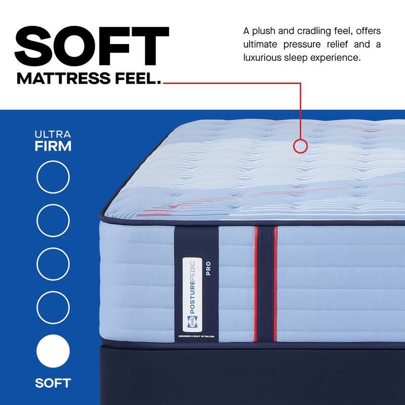 Sealy Posturepedic® Pro Fuller 14" Soft Tight Top Innerspring Mattress