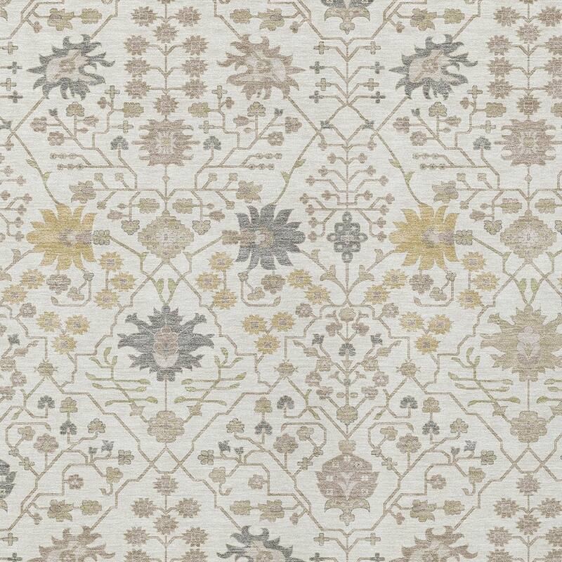 HomeRoots Oriental Traditional Rectangle Outdoor Rug
