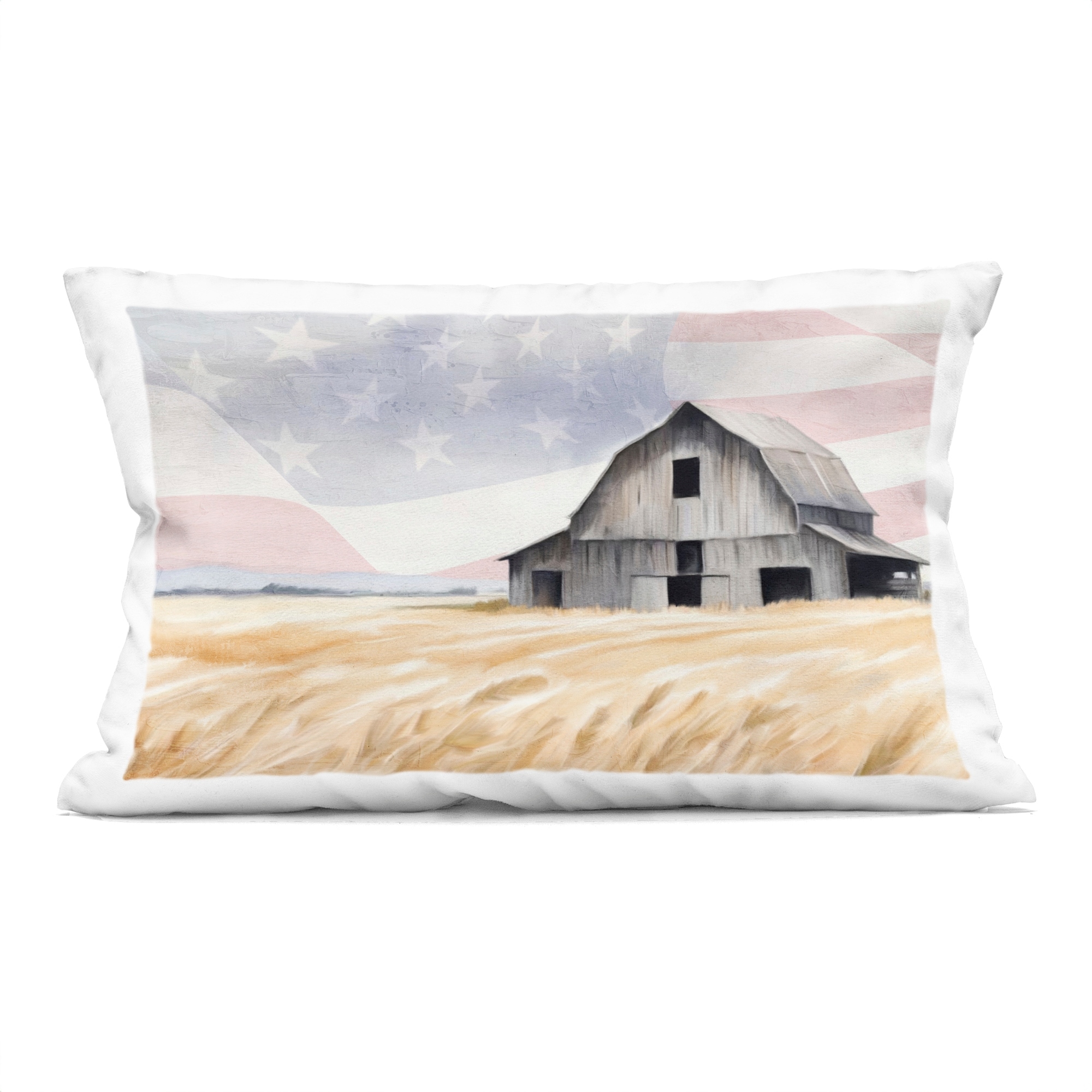 Stupell Amber Waves of Farmland Decorative Printed Throw Pillow Design by Kim Allen
