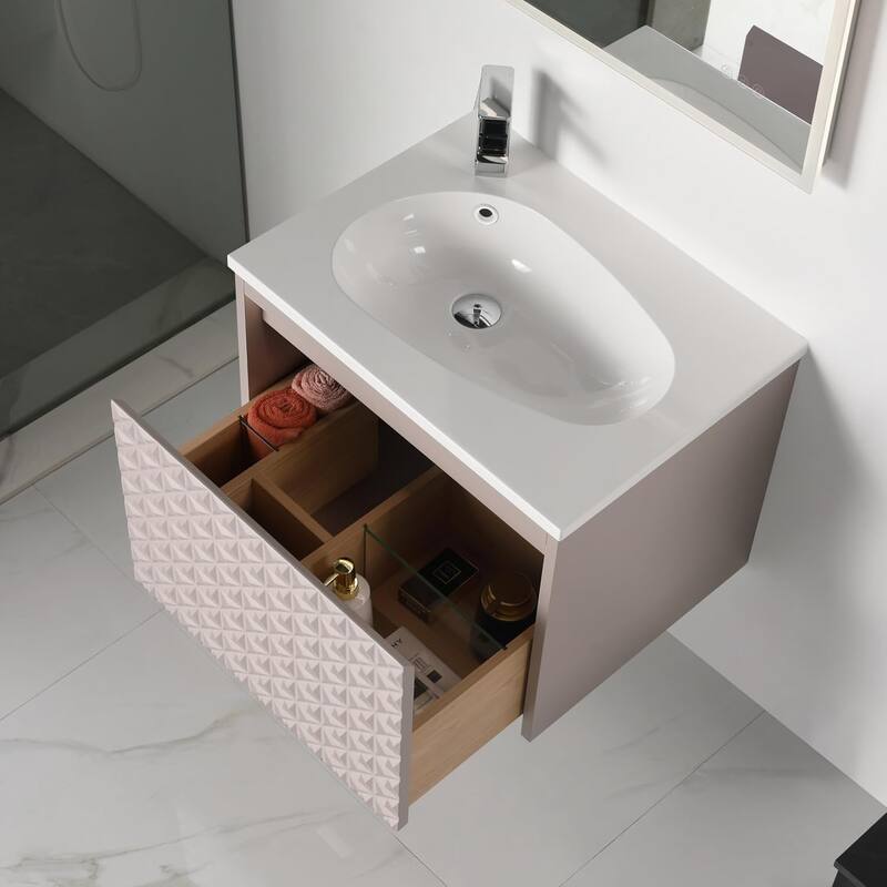 Blossom Wall Mounted Bathroom Vanity with Sink