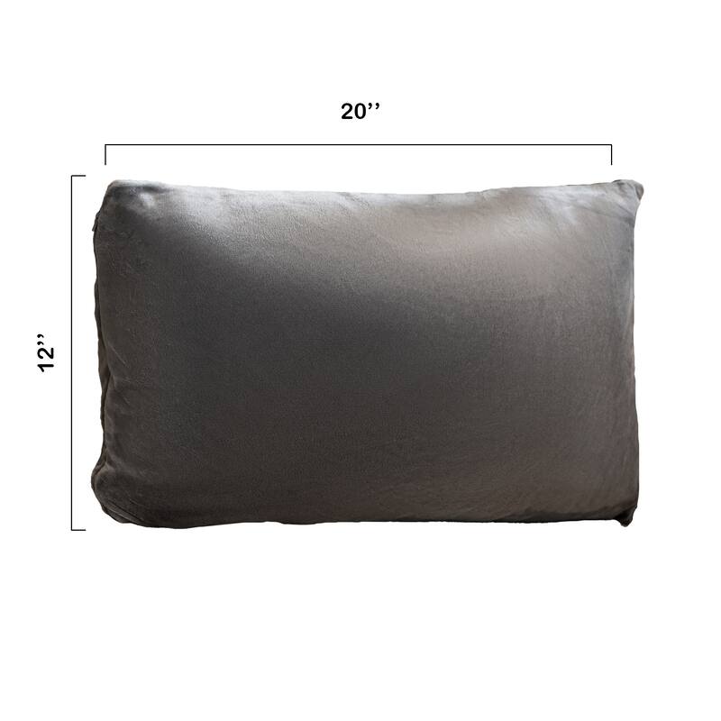 Cheer Collection Set of 2 Hollow Fiber Filled Couch Pillows