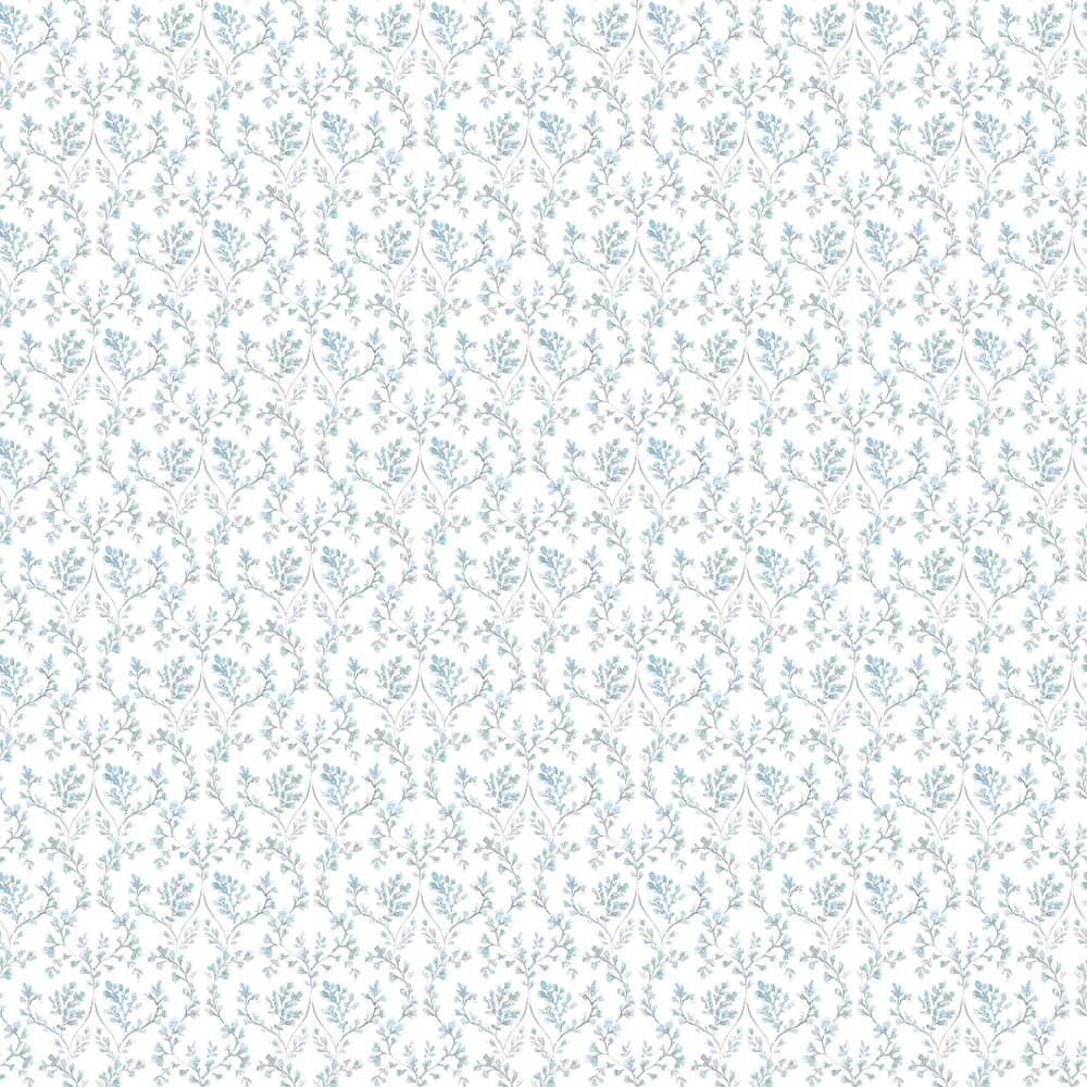 Galerie Wallcoverings Small Prints Ogee Floral Non-woven Matte Wallpaper Roll