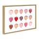 preview thumbnail 4 of 5, Kate and Laurel Sylvie Fields Print Framed Canvas by Statement Goods 18x24 - Plastic - Brown