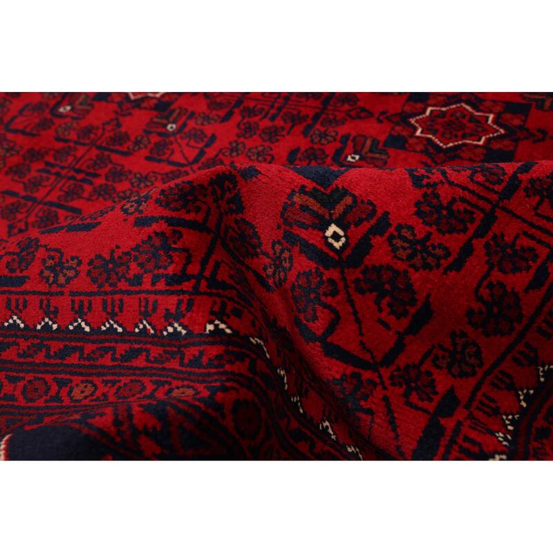 ECARPETGALLERY Hand-knotted Finest Khal Mohammadi Red Wool Rug - 5'9 x 7'10