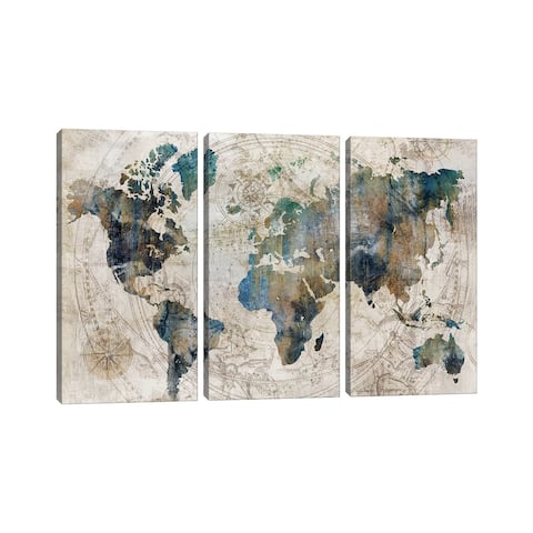 iCanvas "Celestial Map " by Isabelle Z 3-Piece Canvas Wall Art Set