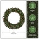 preview thumbnail 8 of 8, National Tree Company 48 in. Wintry Pine® Wreath with 22 Cones, 44 Red Berries, Snowflakes & 200 Clear Lights-UL-408 Tips