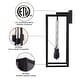 preview thumbnail 15 of 20, 2-pack 1-light/2-light Metal Outdoor Wall Sconce Weather-resistant