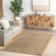 preview thumbnail 1 of 9, Nuloom Kaelie Casual Seagrass Area Rug 4' x 6' - Beige - Rectangle