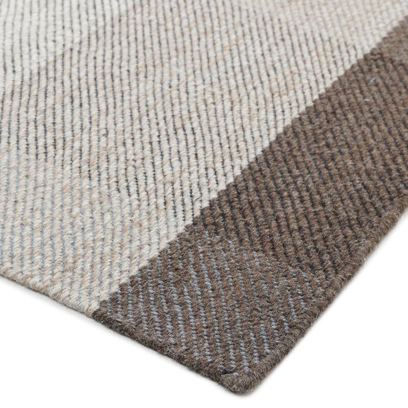 Overton Handmade Modern Contemporary Checkered Area Rug