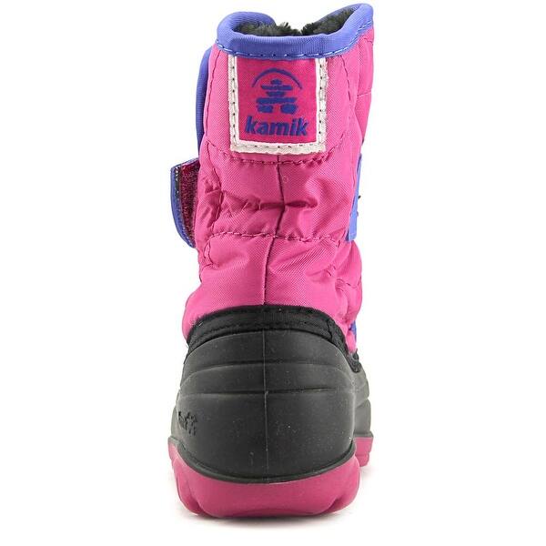Shop Kamik Snowbug 3 Toddler Round Toe Canvas Pink Winter Boot