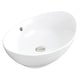 preview thumbnail 2 of 6, Karran Valera 23" Vitreous China Vessel Bathroom Sink in White with Overflow Drain