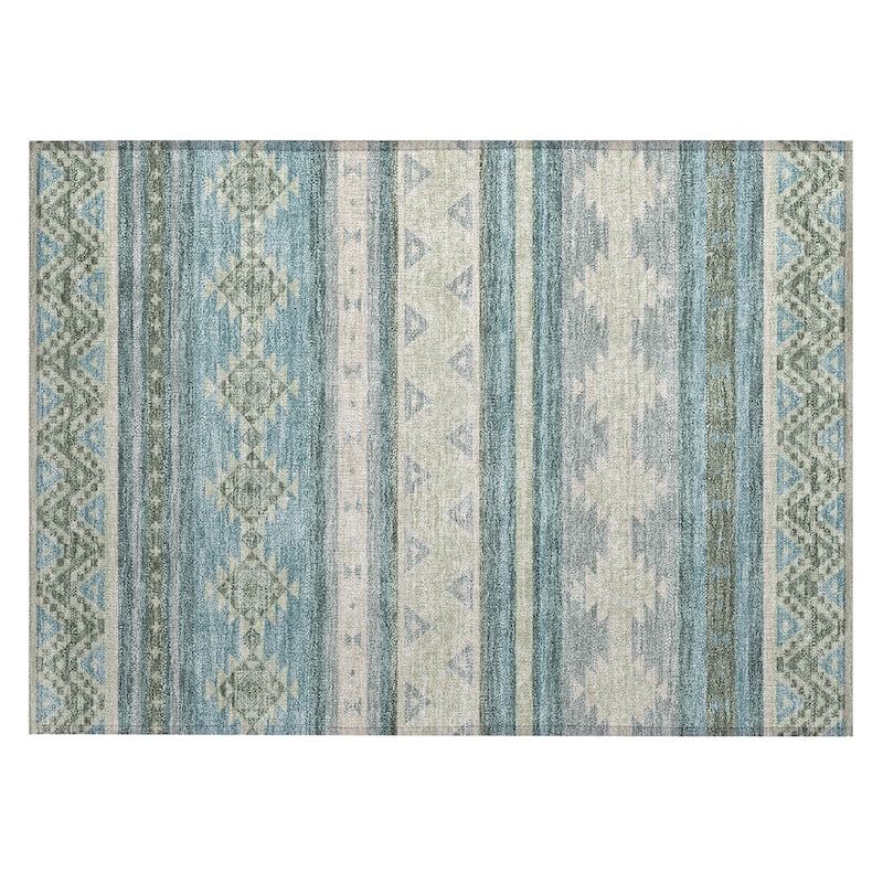 Machine Washable Indoor/ Outdoor Global Heston Chantille Rug