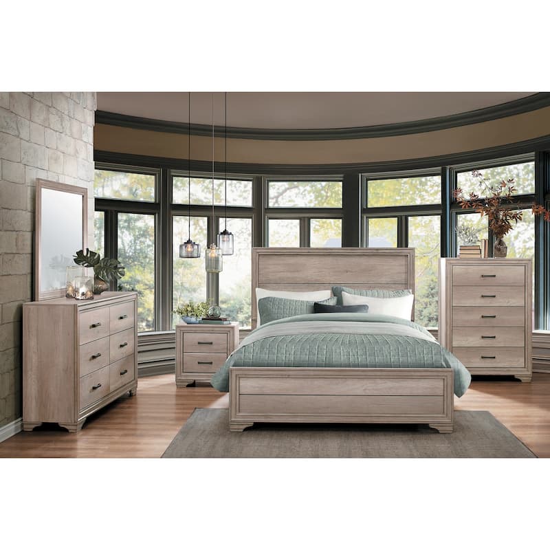 Ben Natural Panel Bed