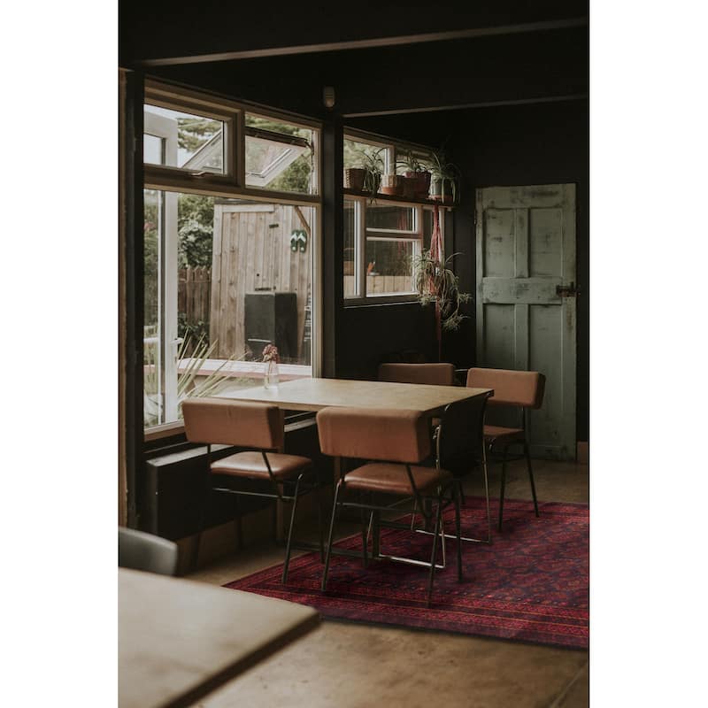 Teimani Navy Rug 3'7" x 6'2" - 3'7 x 6'2