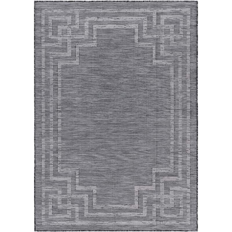 Livabliss Esana Traditional Border Outdoor Area Rug