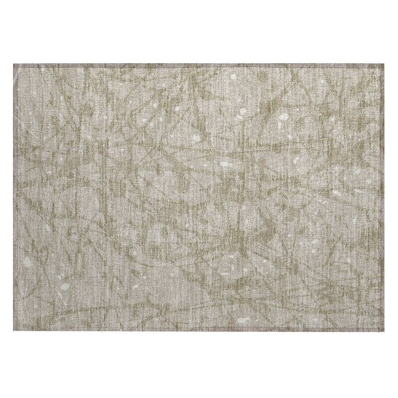 Machine Washable Indoor/ Outdoor Modern Campo Chantille Rug