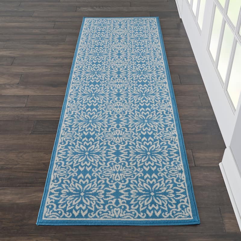 Nourison Jubilant Floral Medallion Area Rug