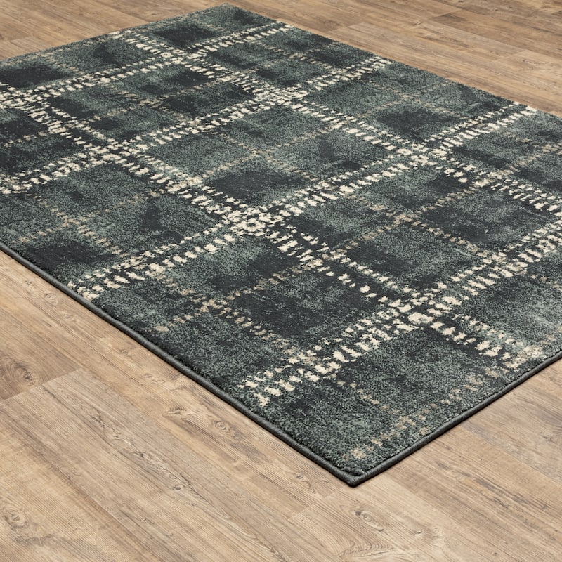 Style Haven Celestia Vintage Plaid Area Rug