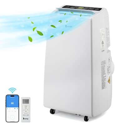 12000 BTU 3-in-1 Portable Air Conditioner with Remote Control with WiFi Function