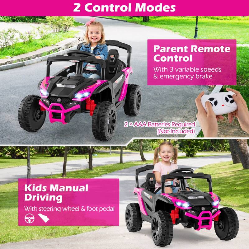 Honeyjoy 12V Kids Ride On Car Battery Powered Electric Remote Control - See Details