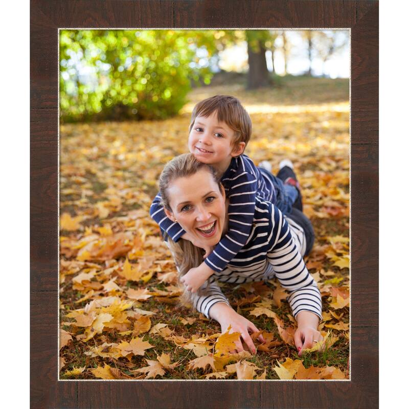 Wildwood Brown Narrow Framed Picture Frame, Photo Frame - 20x24