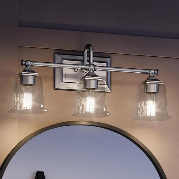 slide 1 of 8, Luxury Traditional Bath Fixture, 10"H x 22"W, with Classic Style, Polished Chrome, by Urban Ambiance