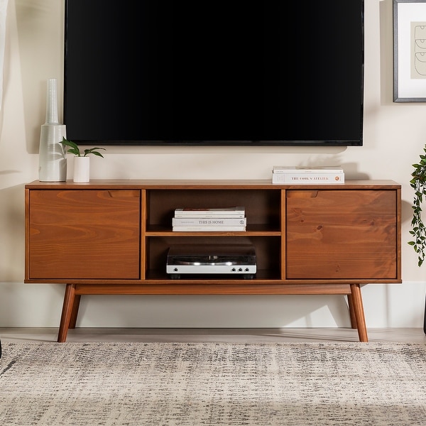 Solid wood 2025 media console