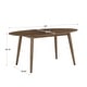 Rondo Mid-Century Walnut Oval Dining Table by iNSPIRE Q Modern - Bed ...