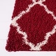 preview thumbnail 129 of 162, SAFAVIEH Dallas Shag Giusy Trellis 1.5-inch Thick Rug