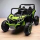 preview thumbnail 1 of 19, 24V Two-Seater Kids Ride-On UTV with Remote Control, Four-Wheel Suspension, Bluetooth, LED Lights, for Kids 3+ Green