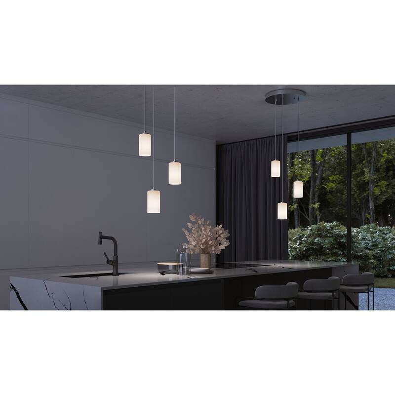 AFX LEOP0412MBRND3 Leo 3 Light 18" Wide Multi Light Pendant